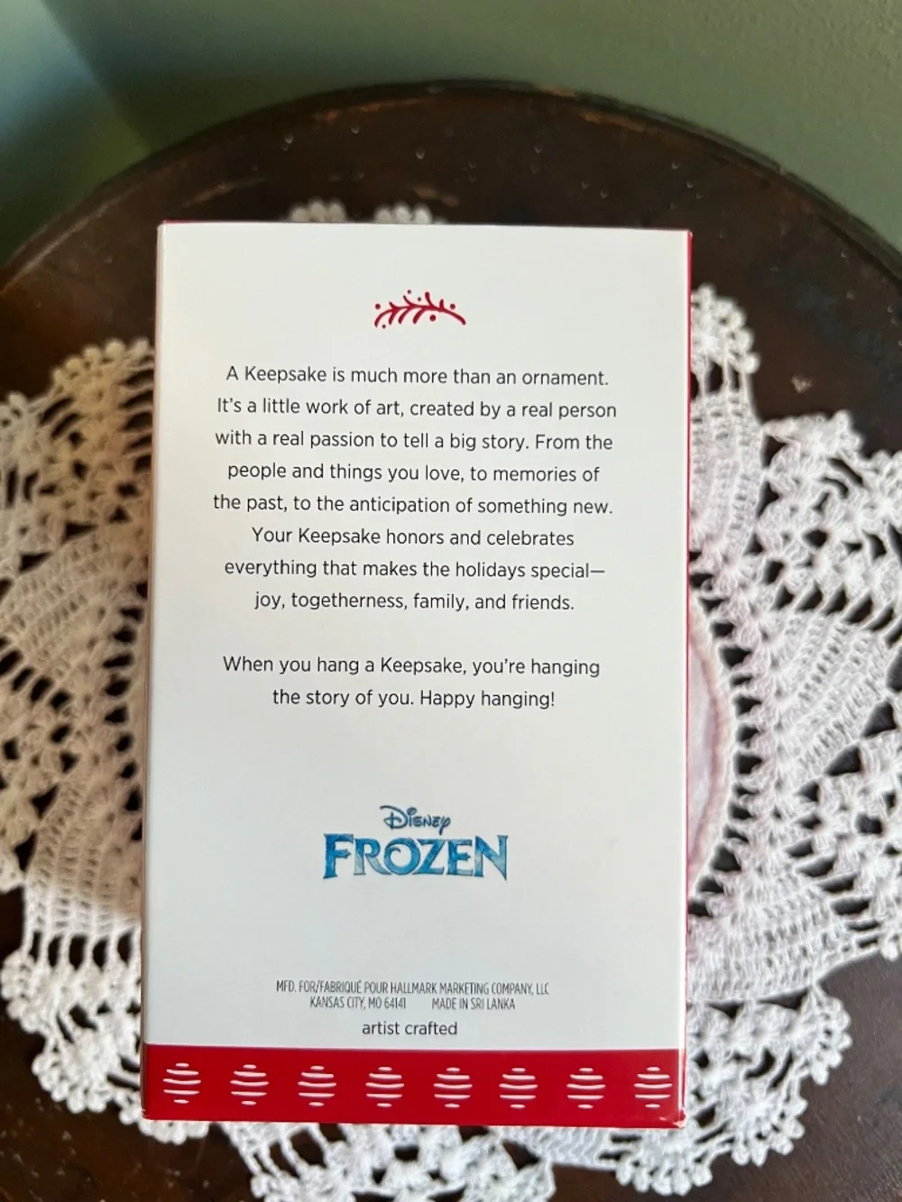New In Box Hallmark “Coronation Day” 2017 ornament. DISNEY FROZEN FILM